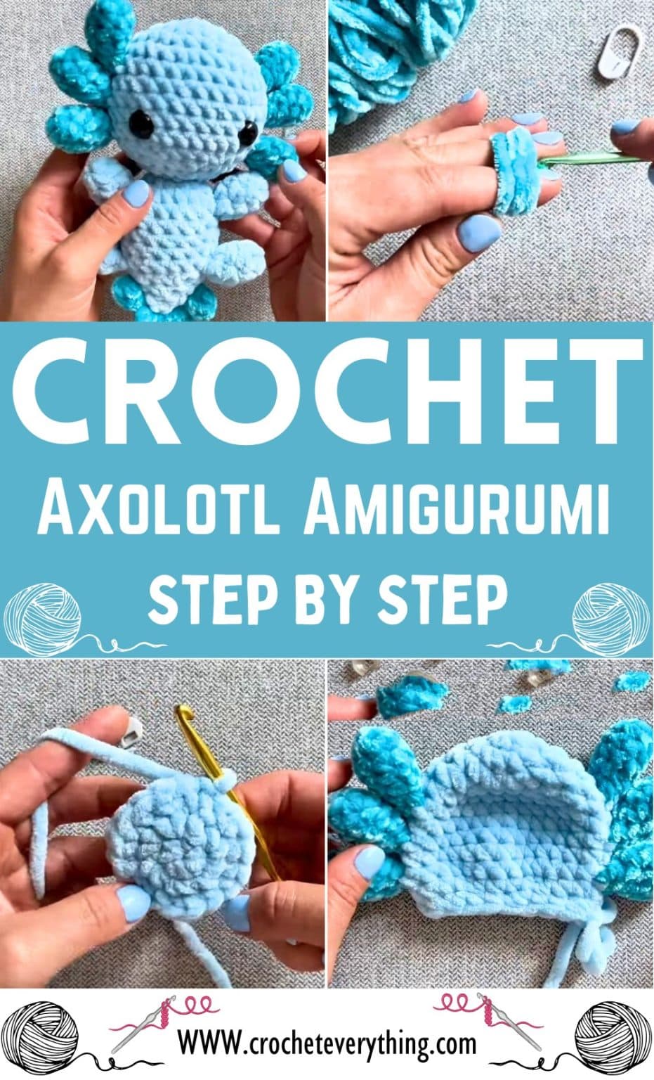DIY Crafts Releases Beginner-Friendly Axolotl Amigurumi Crochet Tutorial