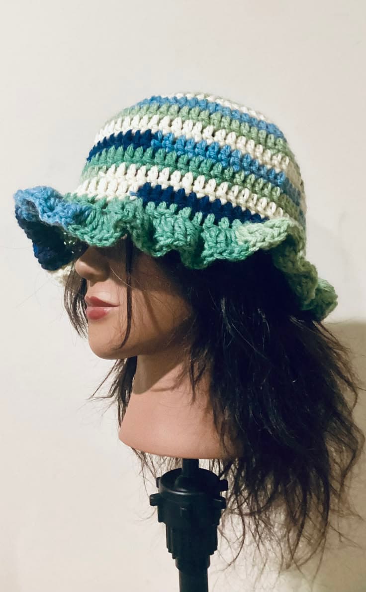 Free Crochet Ruffle Hat Pattern Offers Quick, Beginner-Friendly Project
