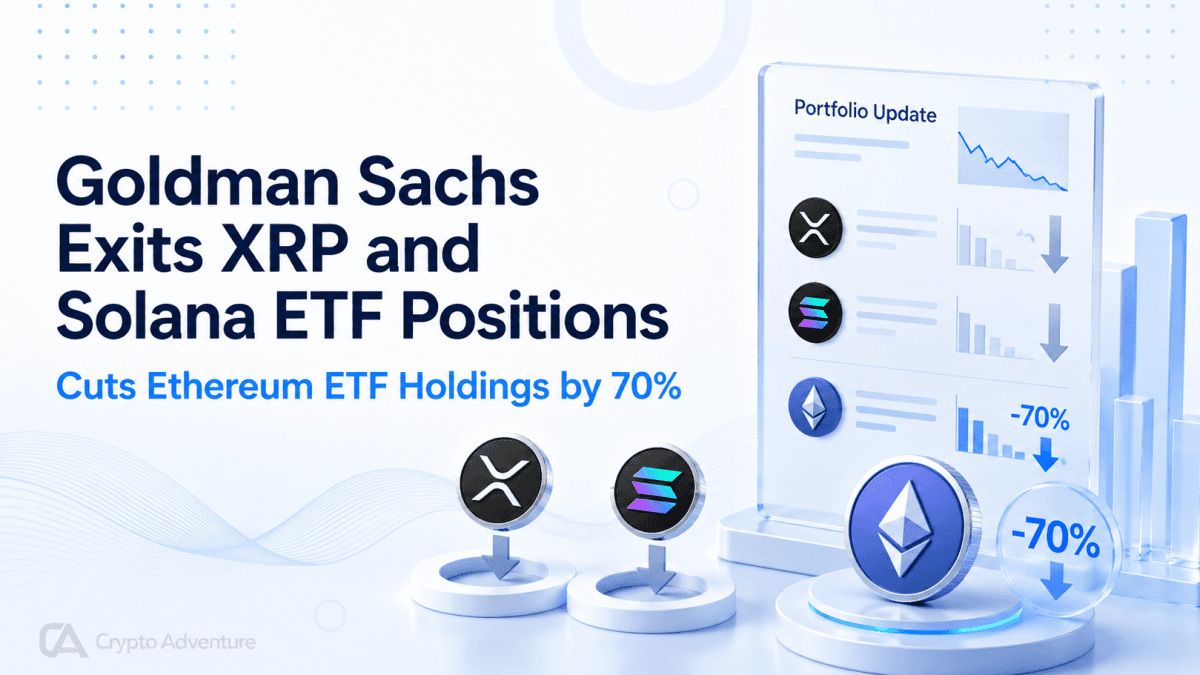 Goldman Sachs exits Solana and Ripple ETFs, opens stake in Hyperliquid token