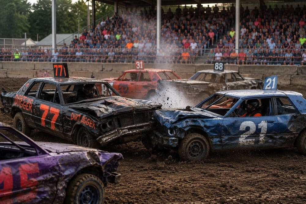 Cumberland County Fair closes with demolition derby finale in Millville