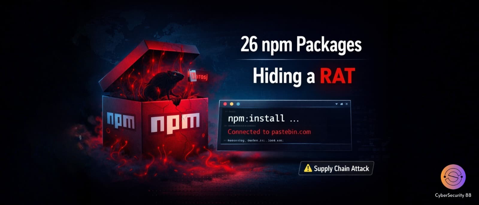 StegaBin attack hid npm command-and-control in Pastebin to steal developer credentials