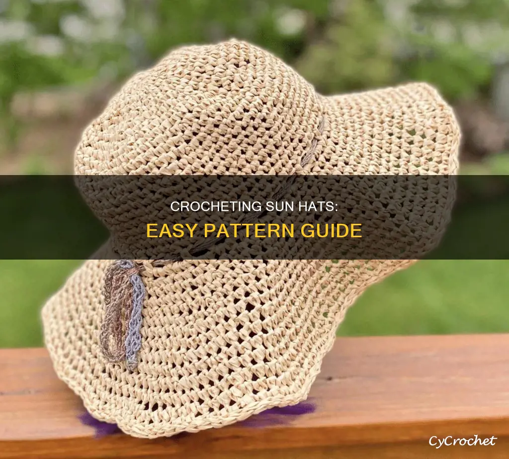 Courtney’s Wheatfield crochet sun hat solves the floppy brim problem
