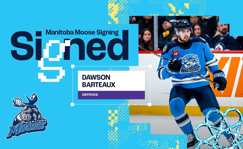 Moose re-sign Dawson Barteaux to one-year deal through 2026-27