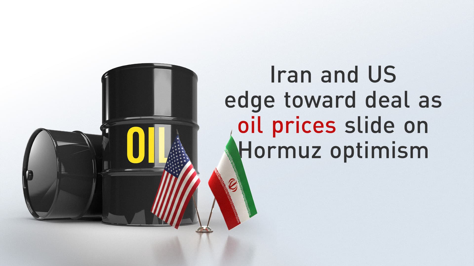 Oil prices slide as U.S., Iran move closer to peace deal