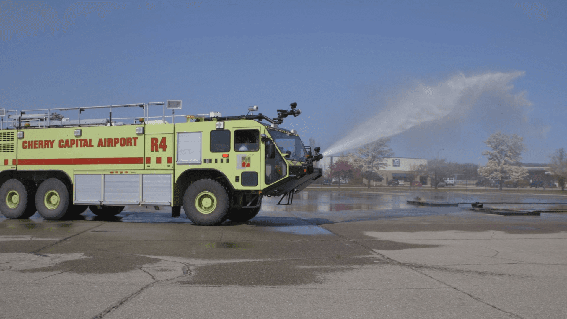 Cherry Capital Airport firefighters train with live burn ahead of upgrade