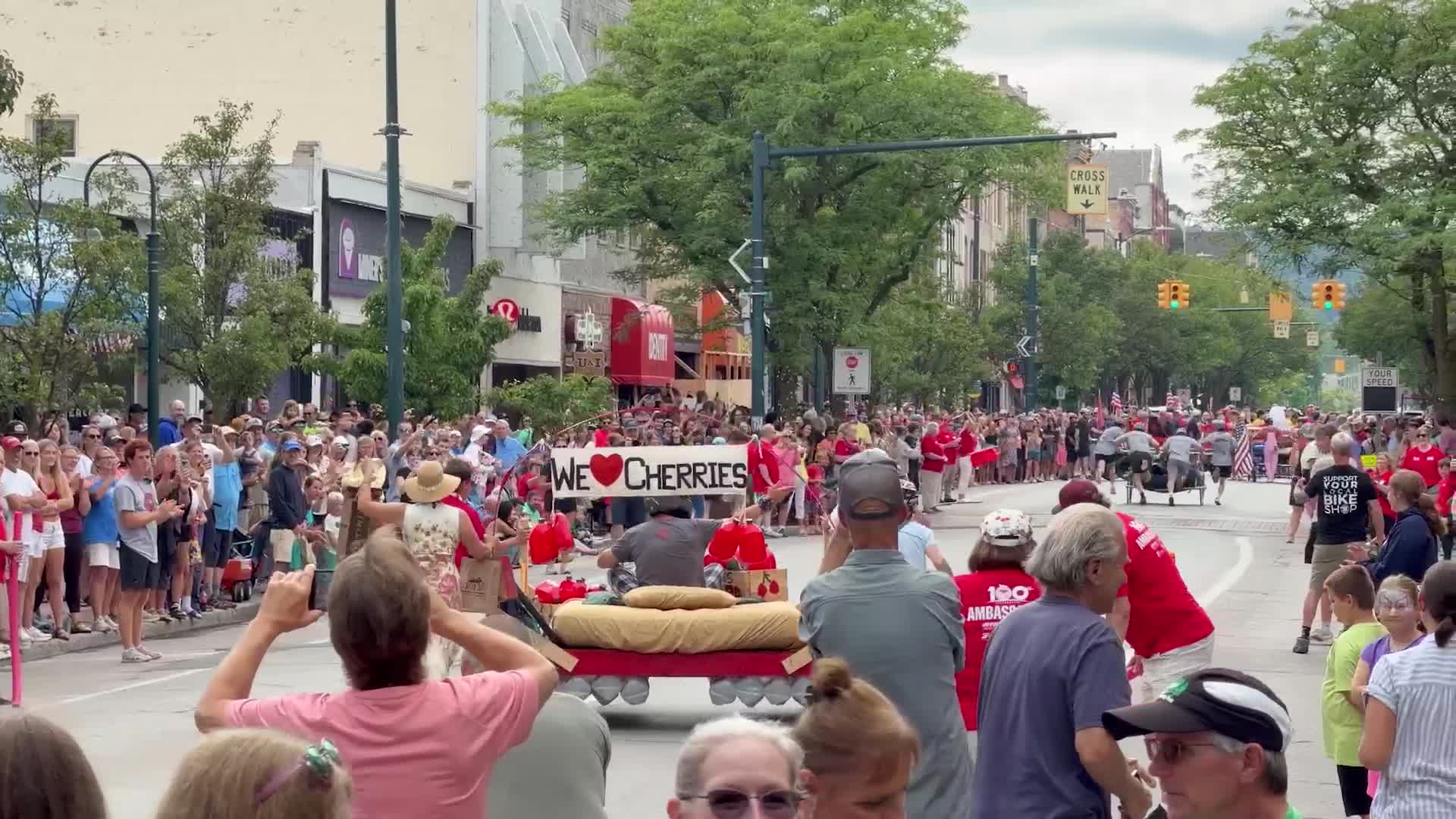 Cherry Festival bed race and parade bring playful energy to Front Street