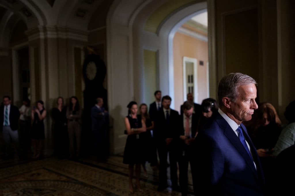 Senate Republicans push back as Trump demands derail key deal