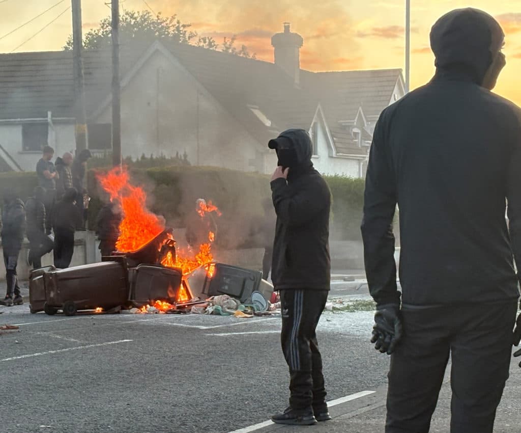 Police warn over Belfast address list amid anti-immigration riots