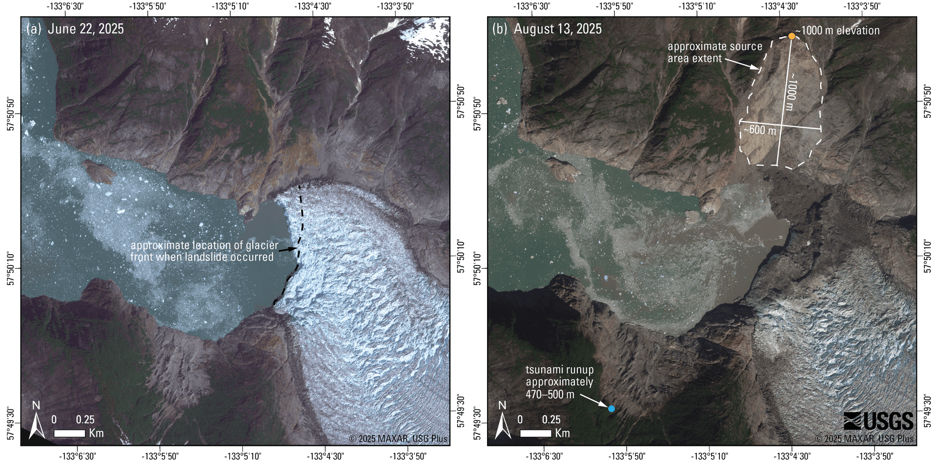 Alaska fjord landslide unleashed second-highest tsunami ever recorded