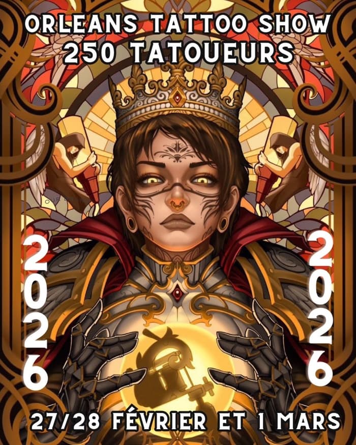 Fourth Orléans Tattoo Show February 27 to March 1, 2026 Explores Origins