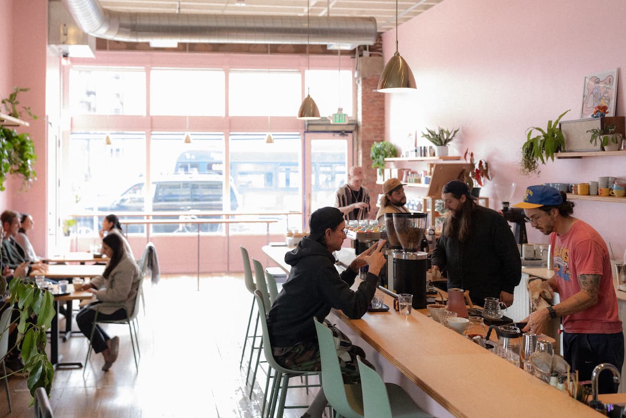 Gloom Coffee opens Pioneer Square café with in-house roasting and playful drinks