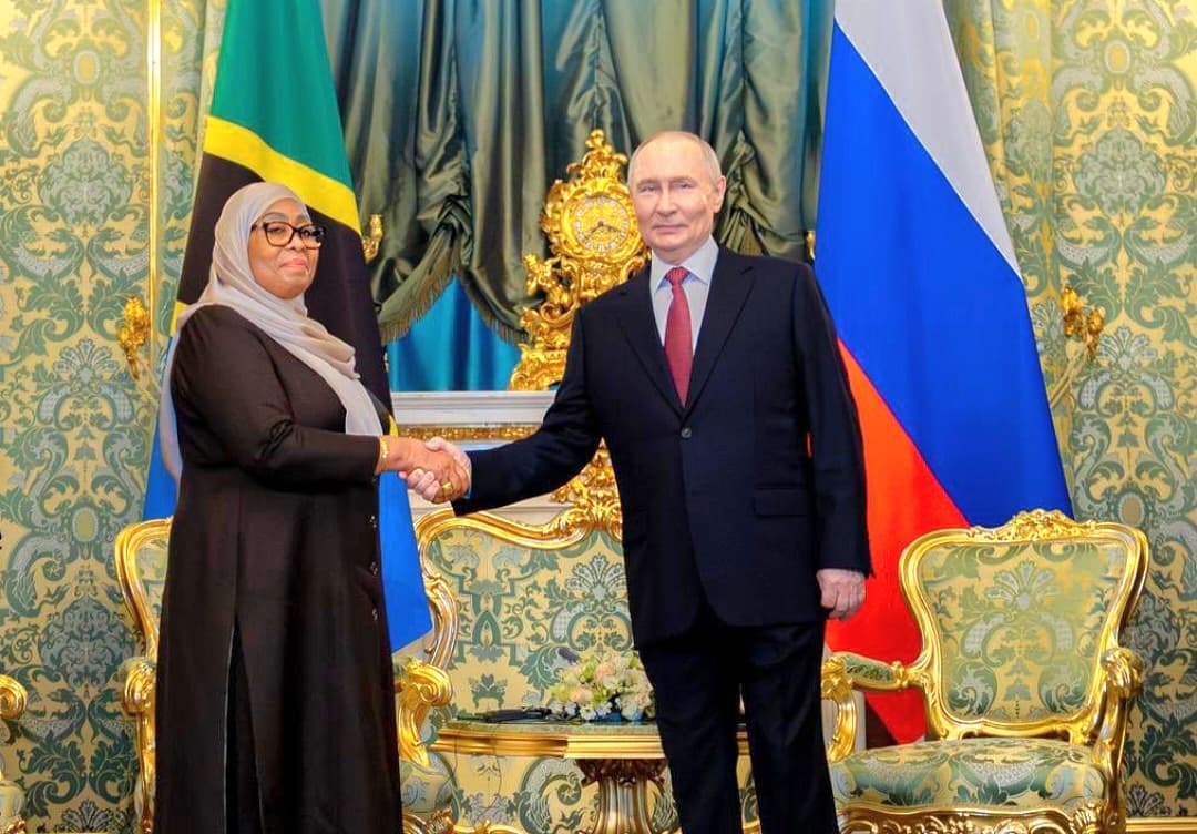 Tanzania’s president visits Russia to deepen trade and diplomatic ties