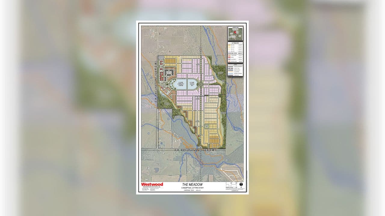 Developer submits plans for The Meadow master-planned community in Collin County