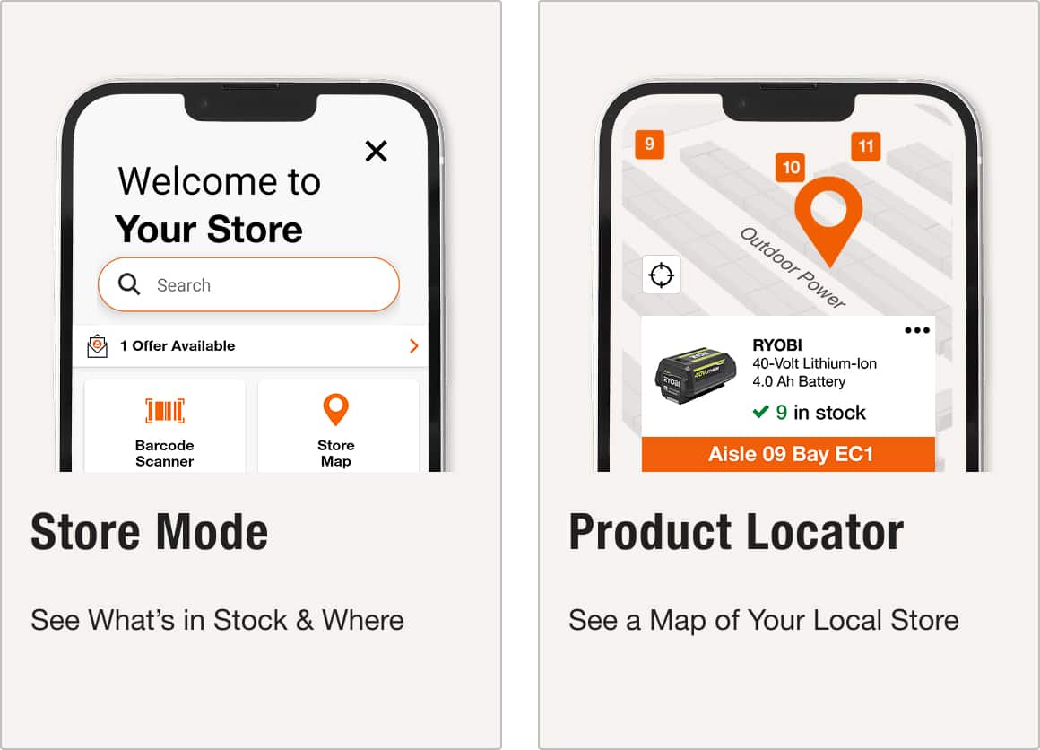 Home Depot app helps associates check inventory and locate products