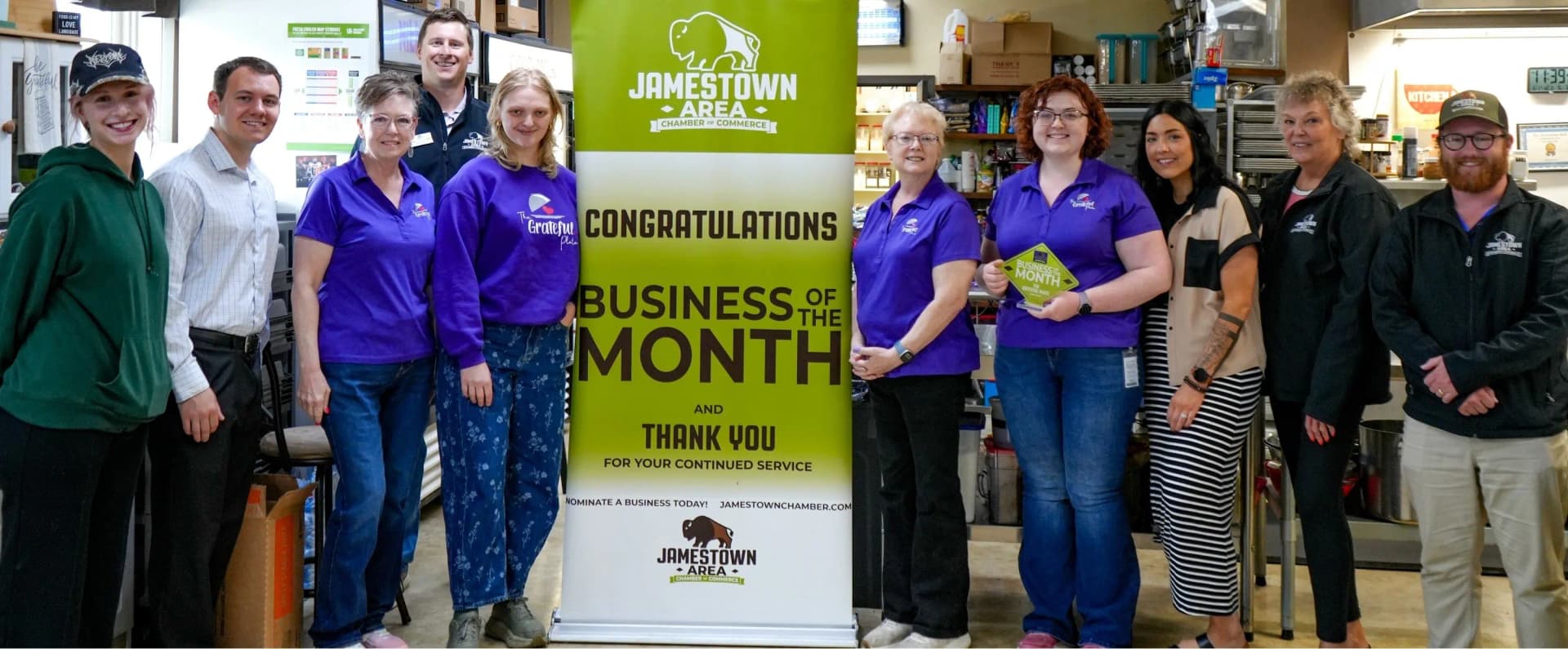 Grateful Plate named Jamestown Chamber's June Business of the Month