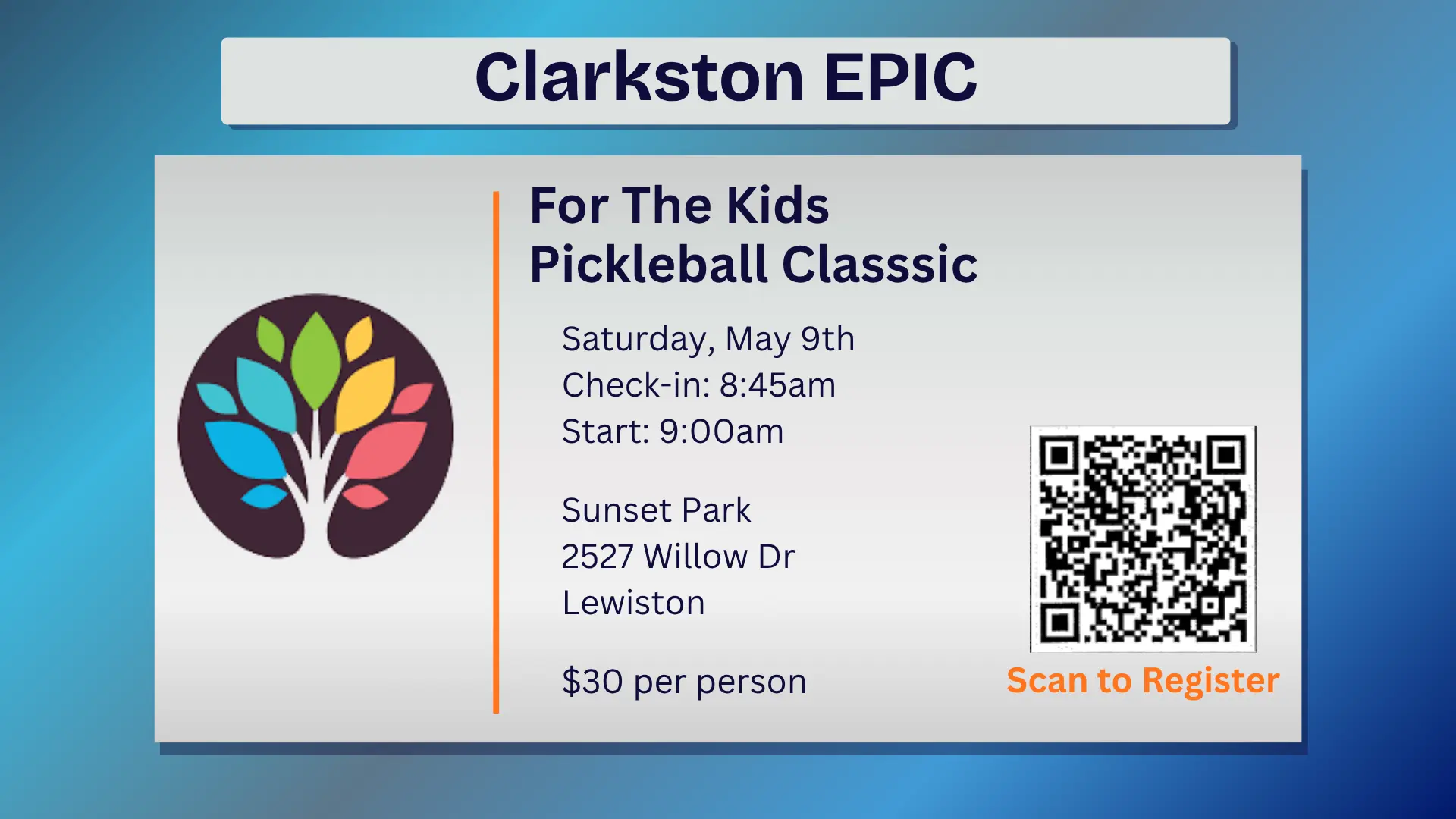 Clarkston EPIC’s second Pickleball Classic raises funds for youth mission