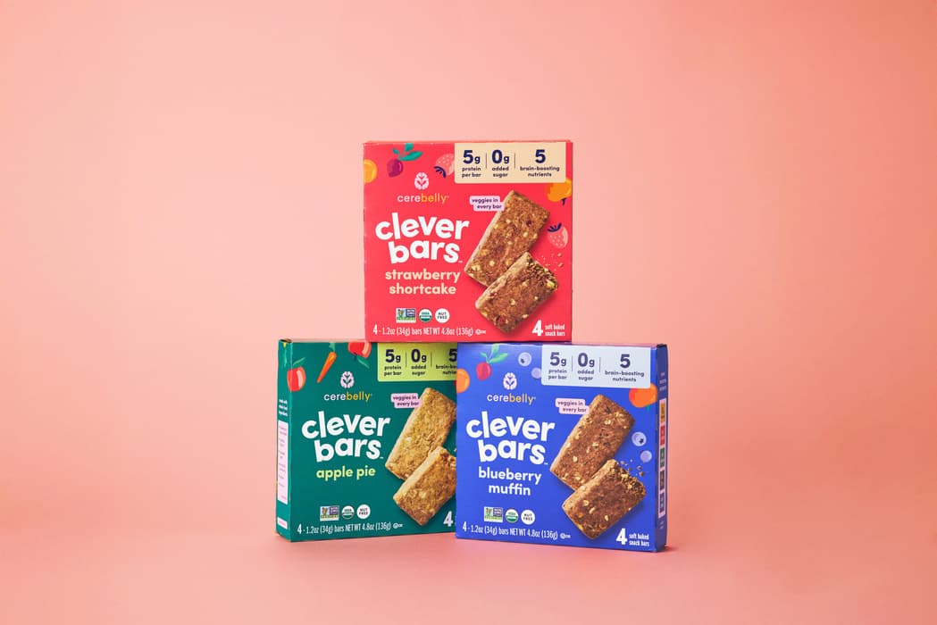 Cerebelly launches brain-supportive protein bars for kids 4 and up
