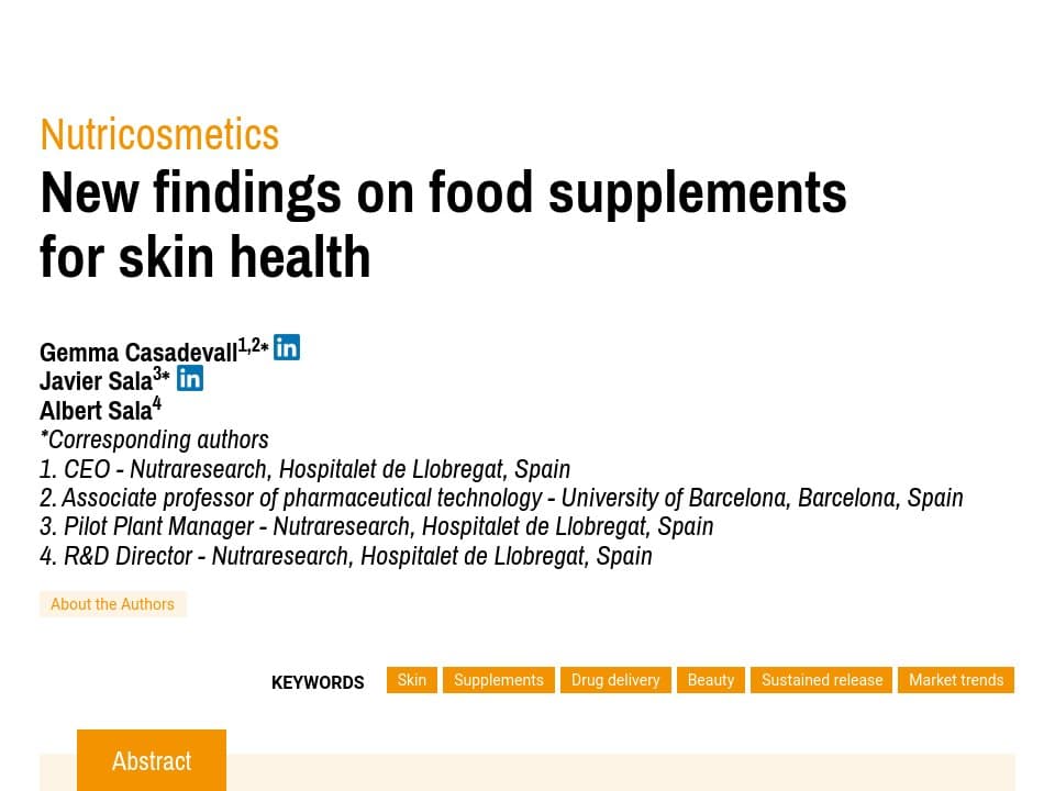 Nutricosmetics brands must build trust with clearer claims and education