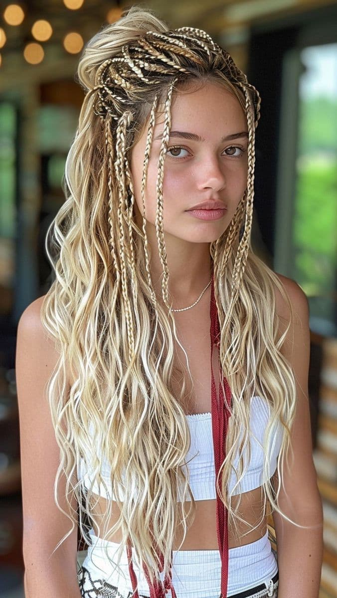 Boho-Textured Braids Are Spring's Most Effortless Hairstyle Right Now