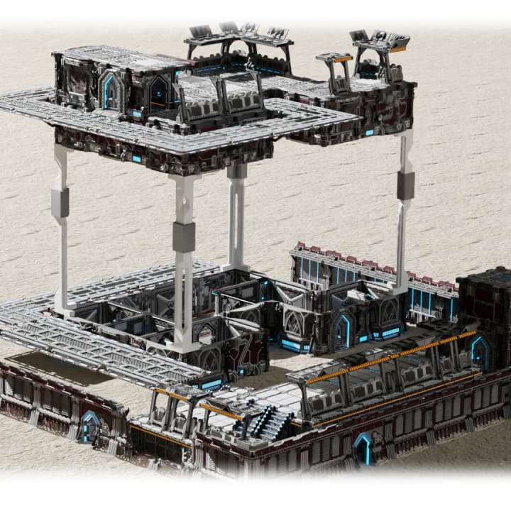 Print Minis expands Risor Ventway with modular sci-fi terrain options