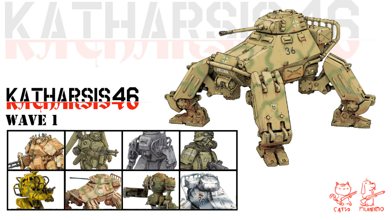 Katharsis 46 Wave 1 miniatures reach supporters with strong praise