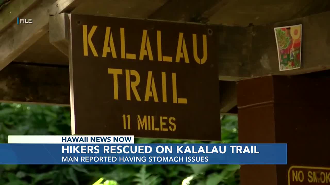 Kauai Fire Department Rescues Hikers Saturday Night on Kalalau Trail After Seizure
