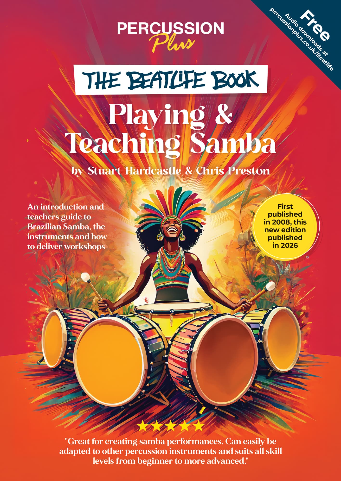 Percussion Plus updates The Beatlife Book with samba teaching guide