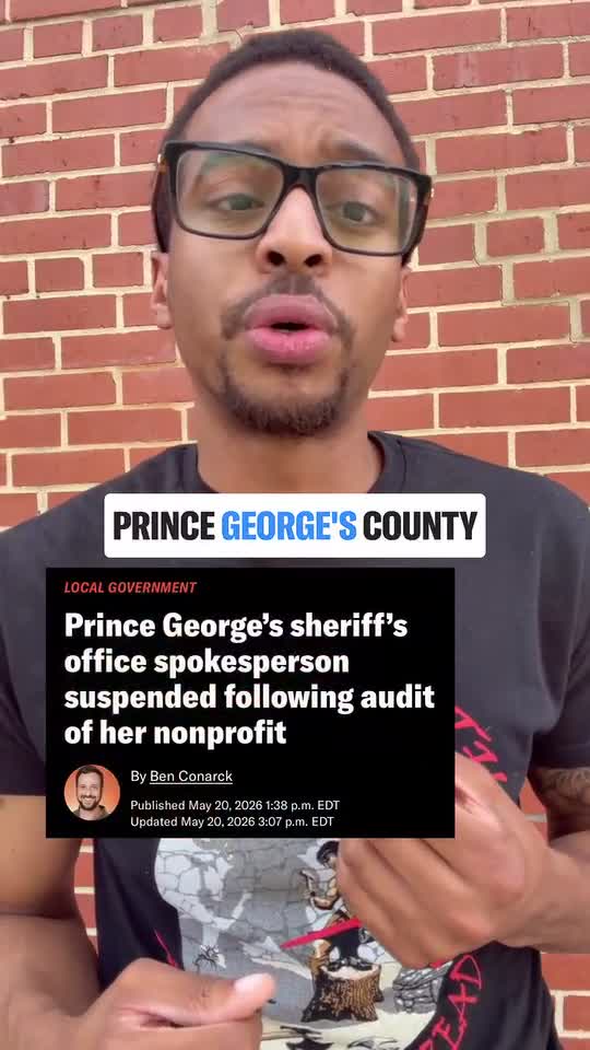 Audit questions Prince George's sheriff’s spokesperson over nonprofit grant funds