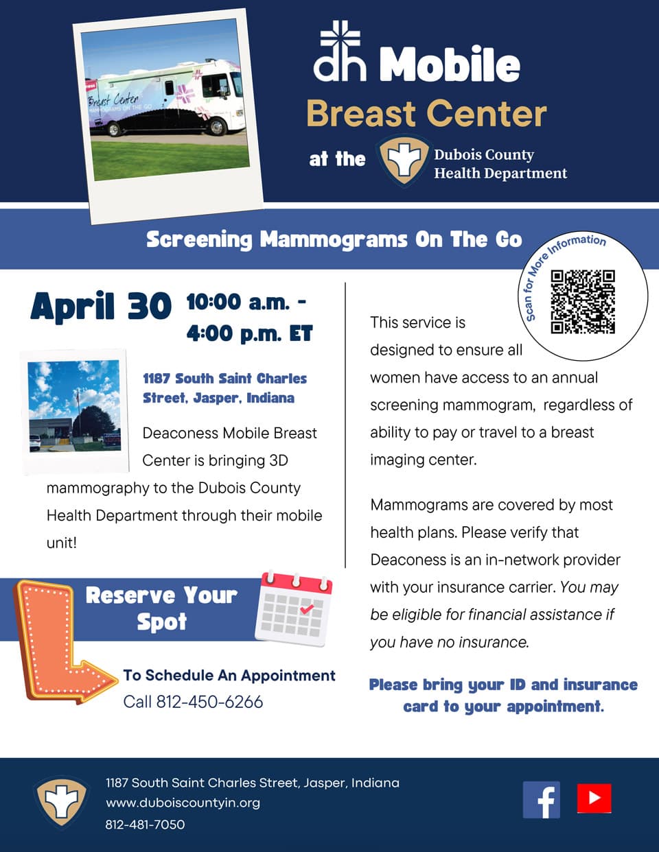 Deaconess Mobile Breast Center brings 3D mammograms to Dubois County