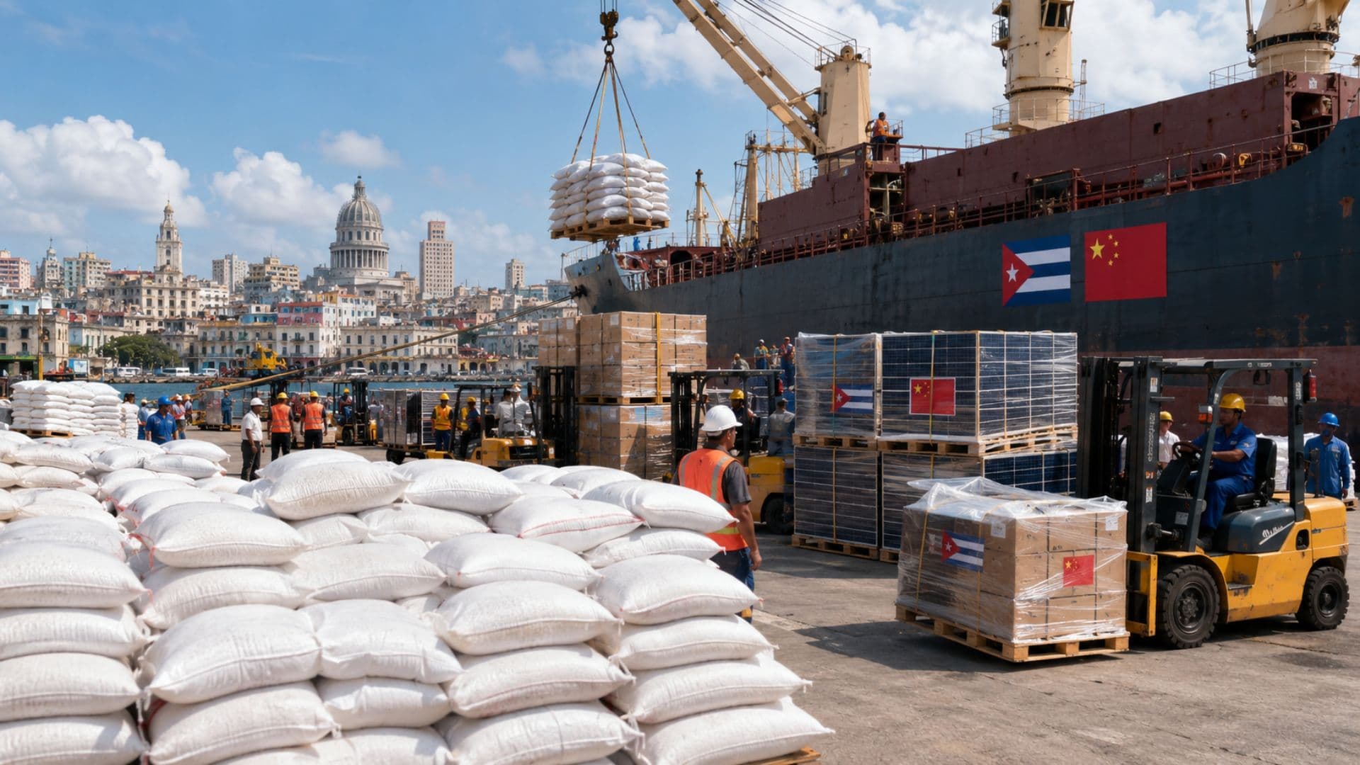 China and Cuba deepen agriculture ties as rice aid arrives in Havana