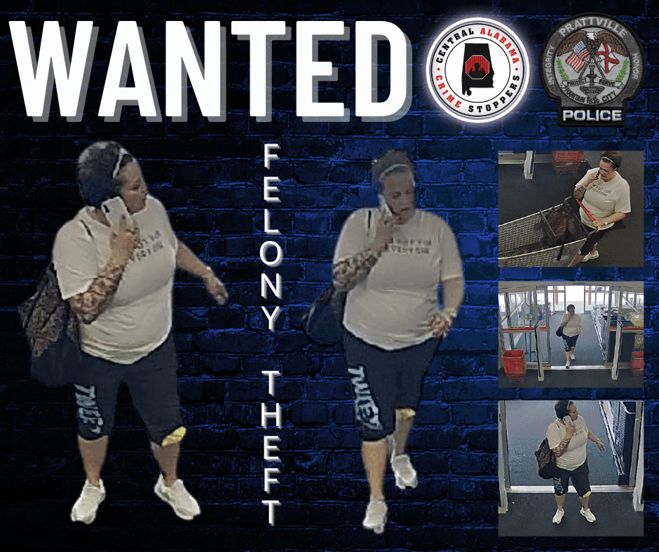 Prattville police search for suspect in theft of services case