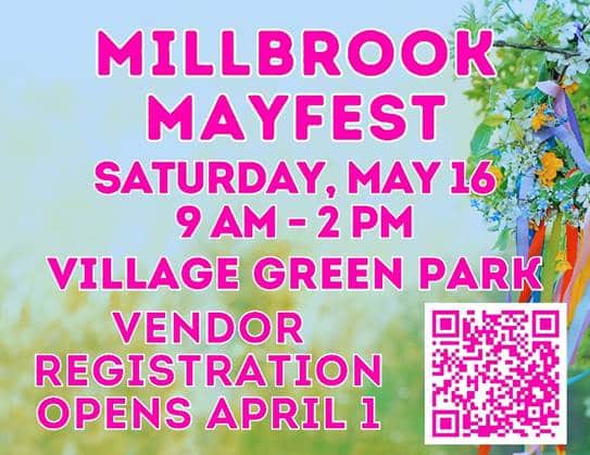 Millbrook Opens Vendor Registration for Mayfest 2026 at Village Green Park