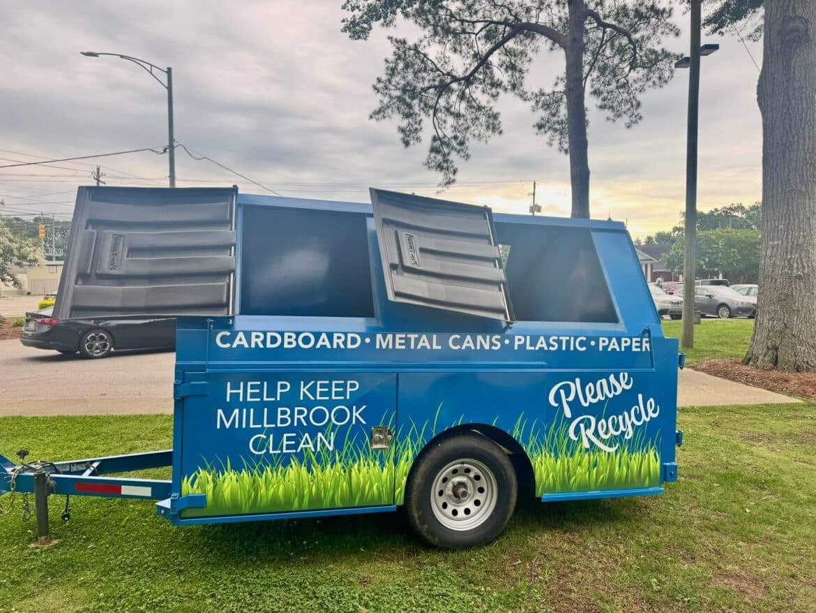 Millbrook brings mobile recycling trailer to Village Green Park
