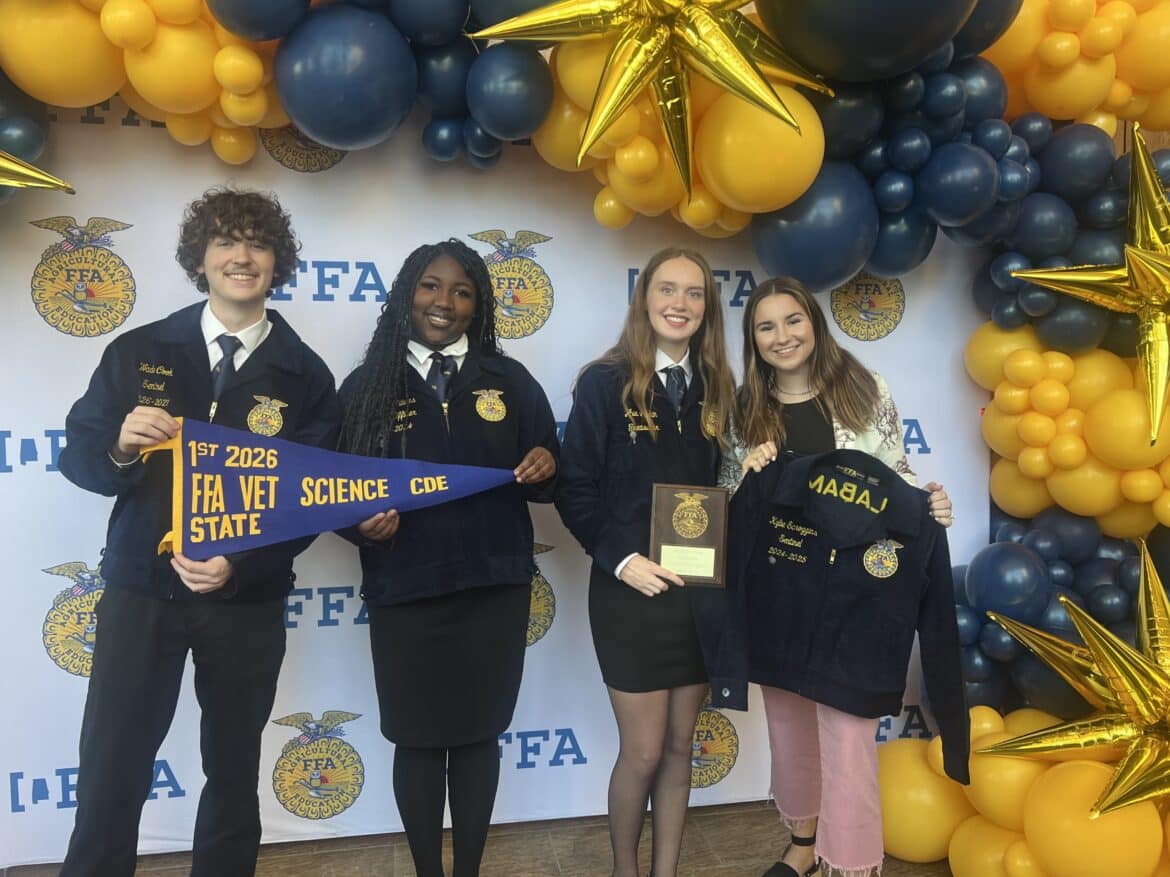 Marbury FFA veterinary team wins state title, advances to nationals