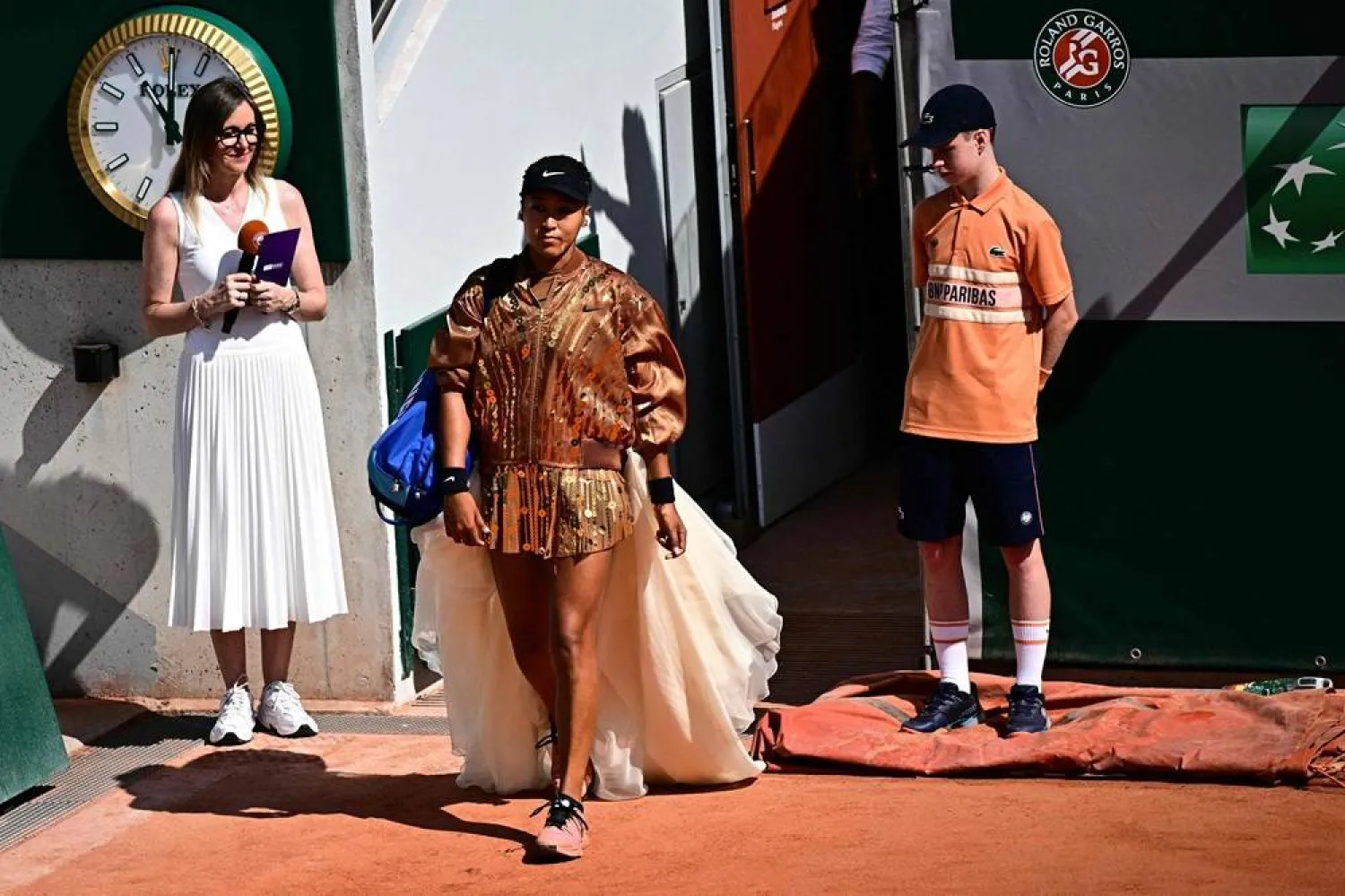 Naomi Osaka turns French Open walk-ons into fashion statements