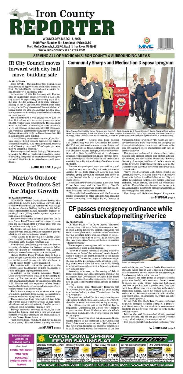 Iron County Reporter Releases March 10 Shopper's Guide for Local Residents
