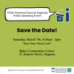 Sagadahoc 4-H Bulletin Lists Key Deadlines and Programs for January