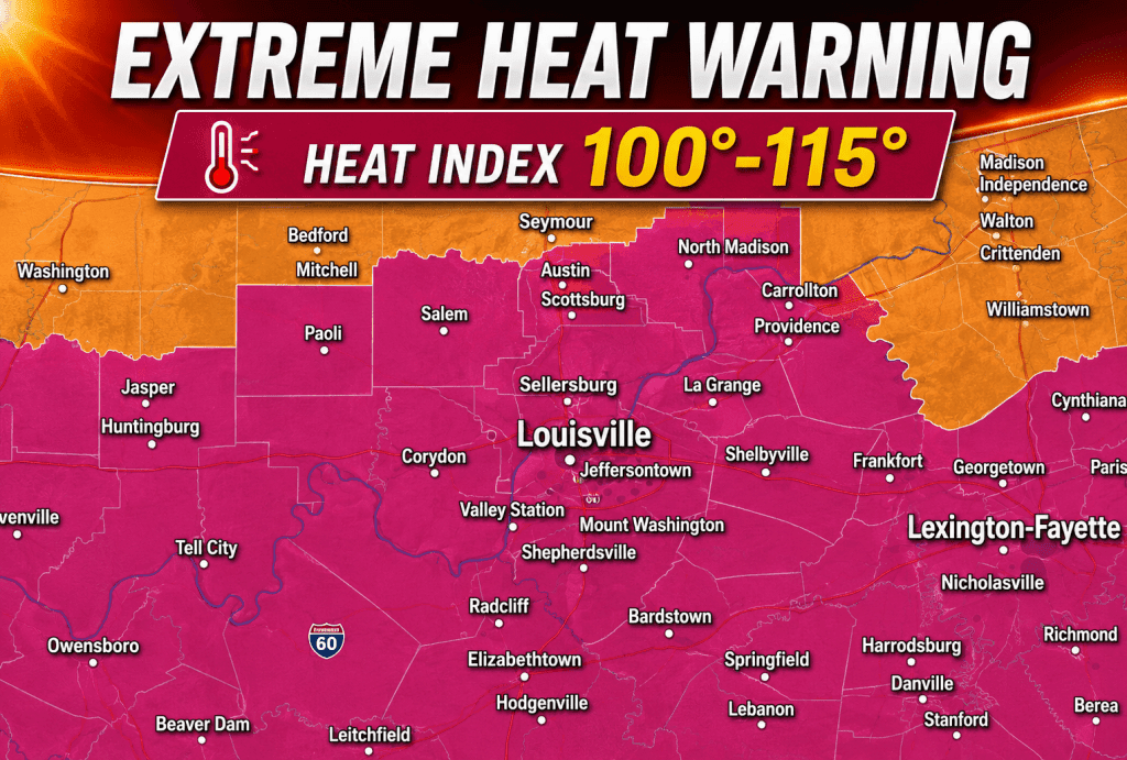 Extreme heat warning covers Perry County through July 4 weekend