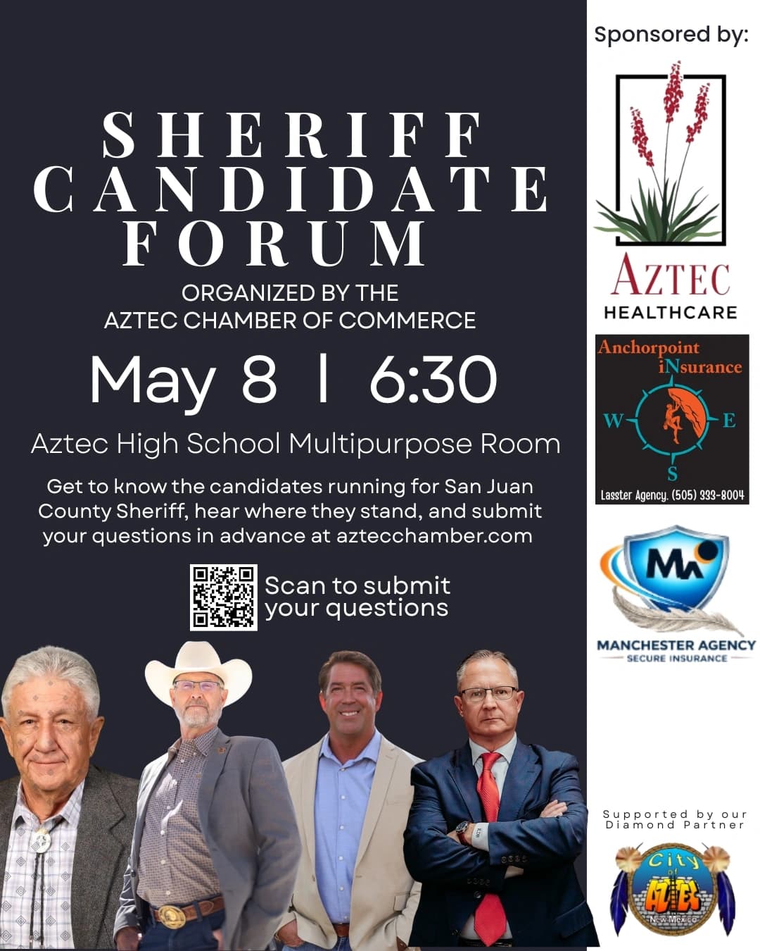 Sheriff candidates face Navajo voters over policing limits in Shiprock