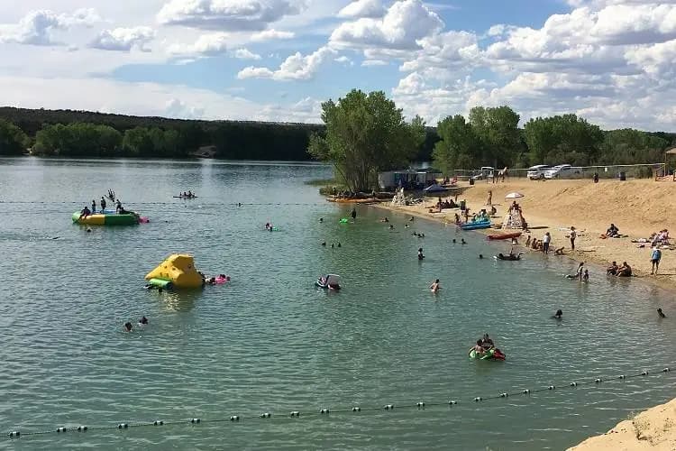 Lake Farmington offers fishing, swimming, camping under city rules