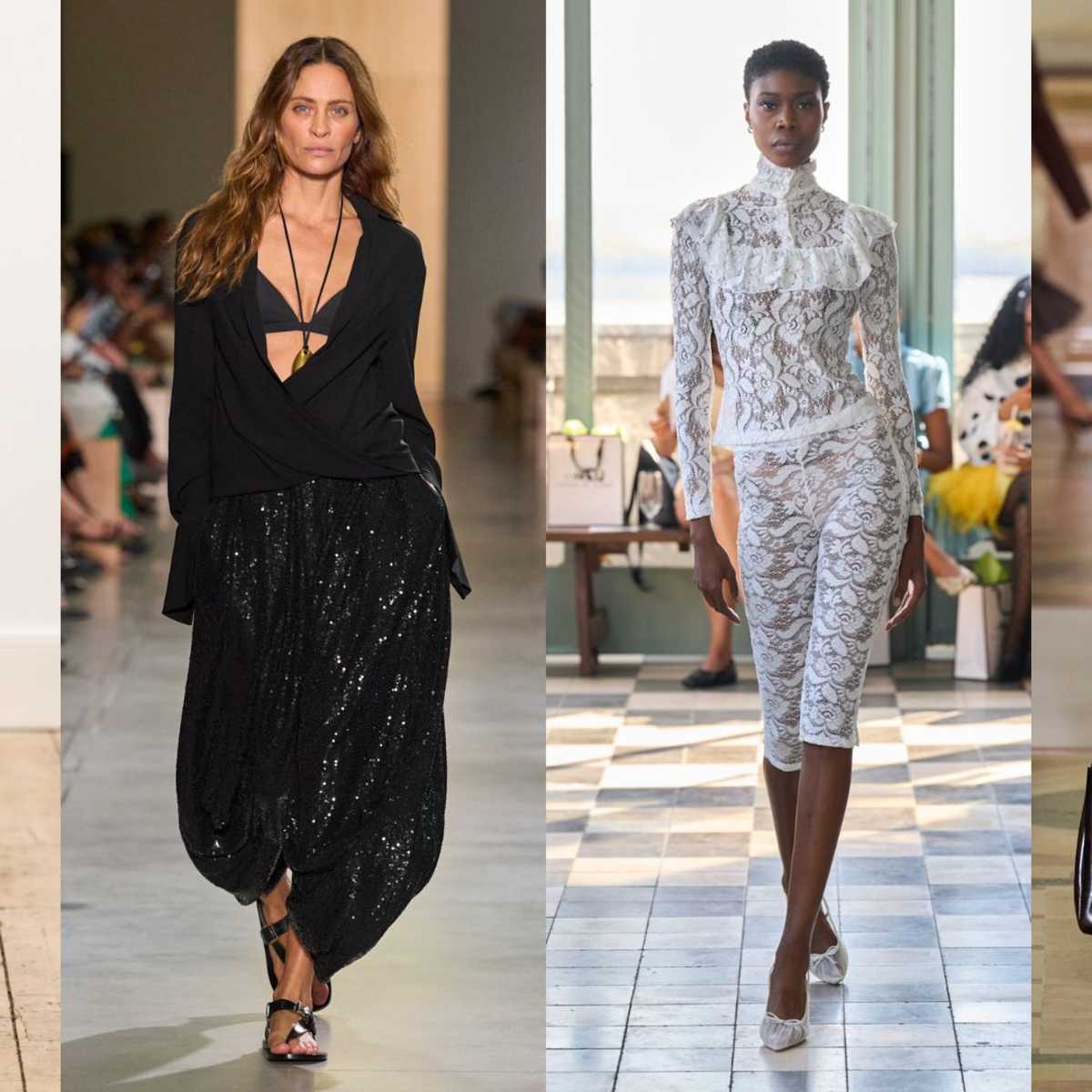 Bold Textures, Layered Lace, and Funnel Necks Define Spring 2026 Style