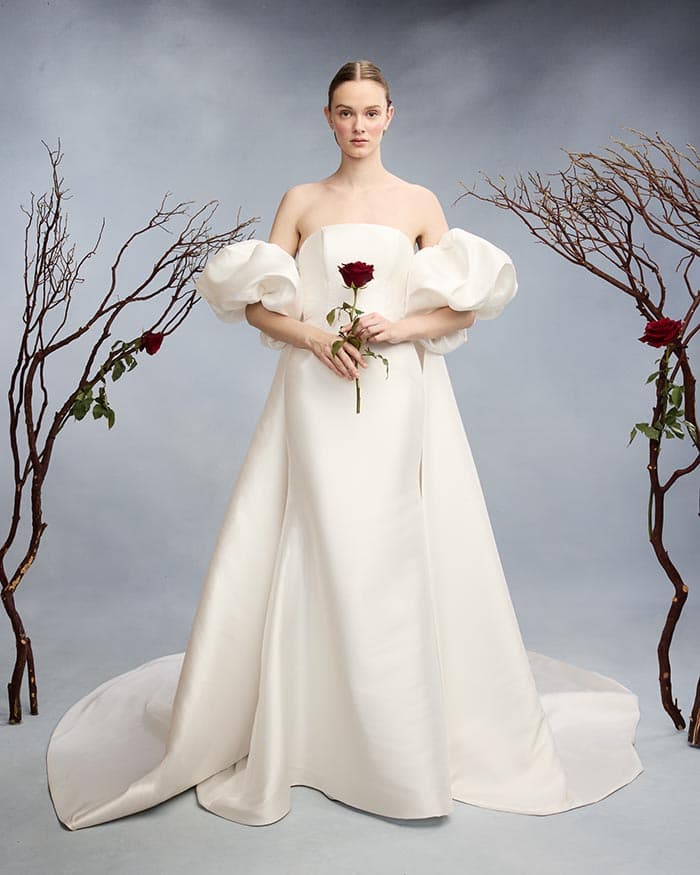 Roses by Reem Acra brings couture romance to more brides