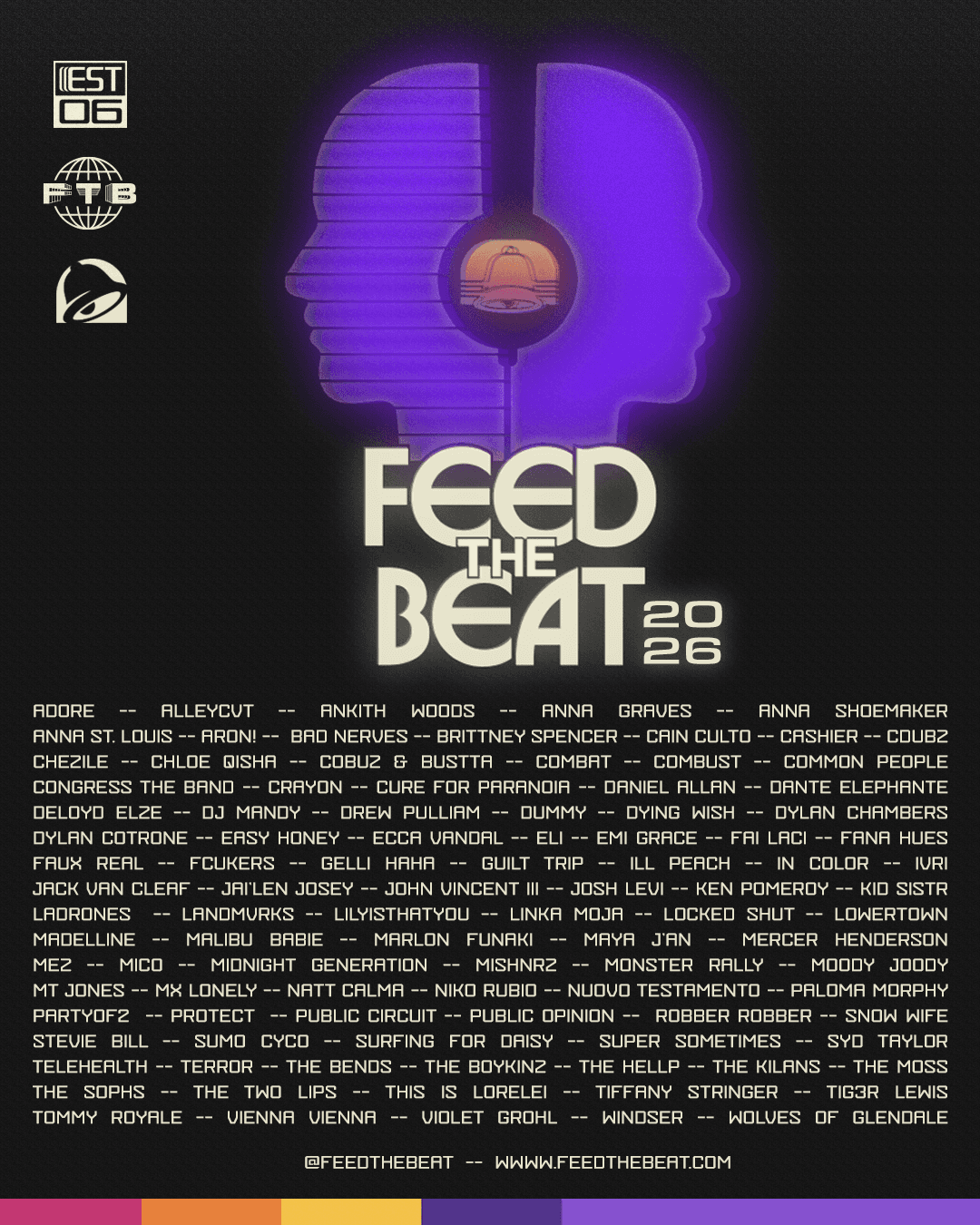 Taco Bell marks 20 years of Feed The Beat with 100 artists