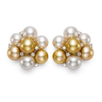 Bellissimi earrings spotlight South Sea pearls in New York week