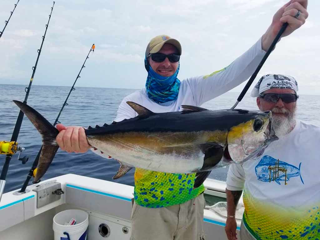Islamorada blackfin tuna bite opens and closes with changing Keys weather