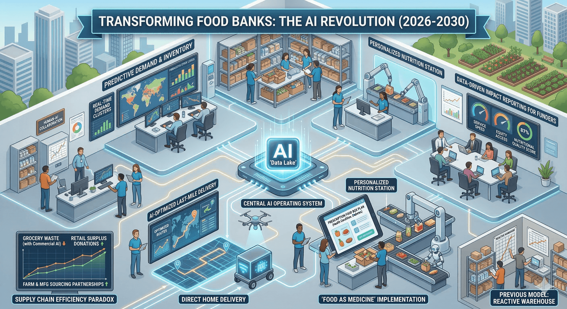 Food banks use AI now, data readiness decides its impact