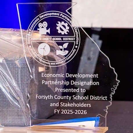 Forsyth County Schools Earns Georgia Economic Development Designation