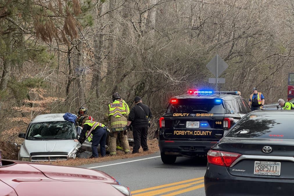 Single-Vehicle Crash Shuts Kelly Mill Road, Driver Hospitalized