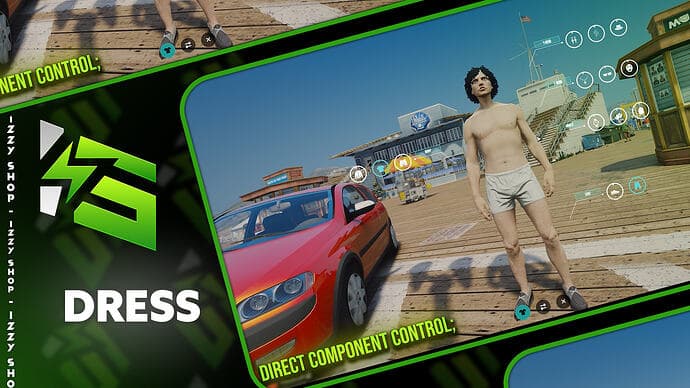 Advanced Dress Script adds faster, finer clothing control for FiveM servers