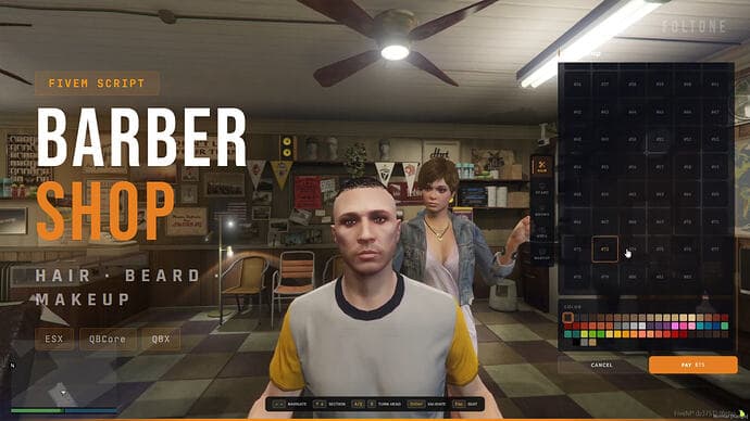 Free Barbershop NUI brings immersive, cross-framework character customization to GTA RP